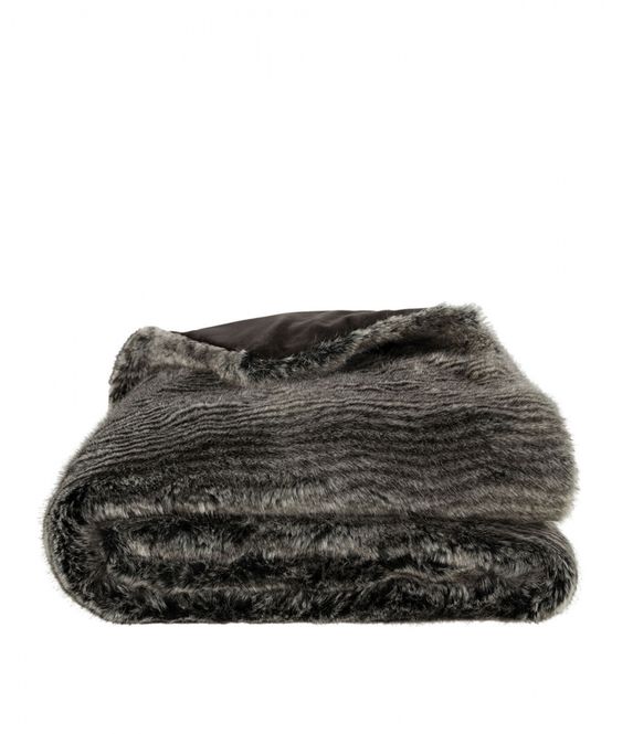 Hovedbilde Pelspledd LEIA STRIPE GREY 127x150
