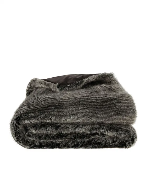Hovedbilde Pelspledd LEIA STRIPE GREY 127x150