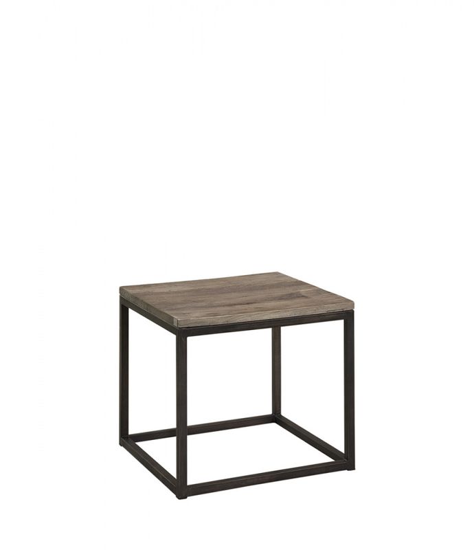 ELMWOOD Old elm 55x55 sidebord - lampebord