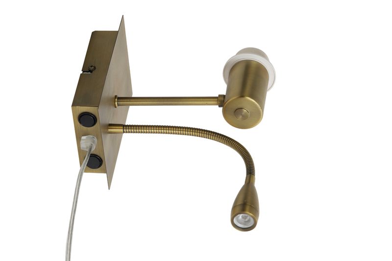  Wall lamp+ledflex 20x11x35 cm REGINA antique bronze 3109518