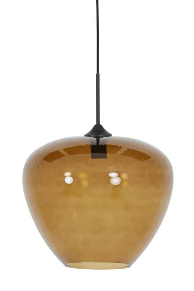 Hovedbilde  Hanging lamp Ø40x34 cm MAYSON glass brown+black  ...