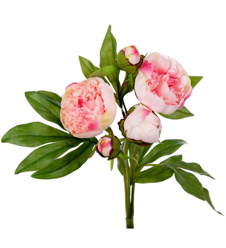 Pion 40 cm pink kunstig - vår bestselger!