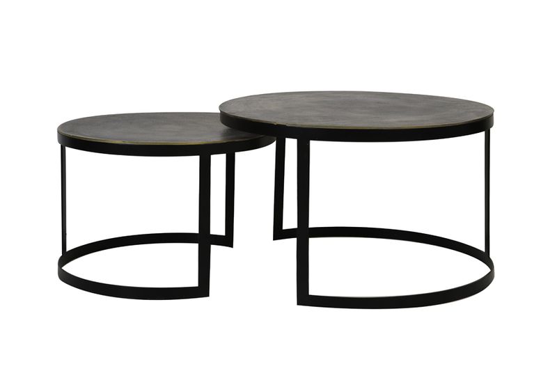 Sofabord TRELO antique bronze-black 