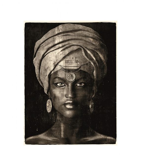 Hovedbilde GLAMOUR GIRL SEPIA GN8489 80*120 printed på plexi