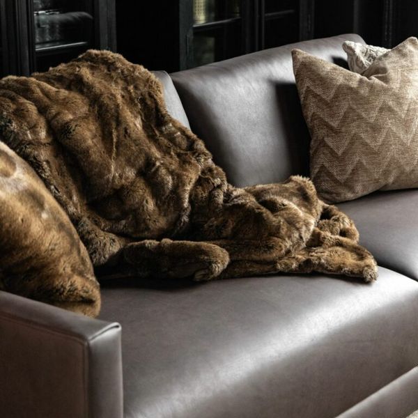 Hovedbilde AMBER WOLF pledd   A-7-16323