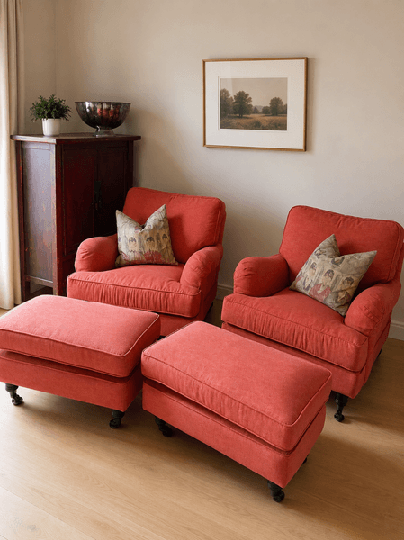 Hovedbilde Howard stol 5271-1 trukket i stoffet Colourwash ...