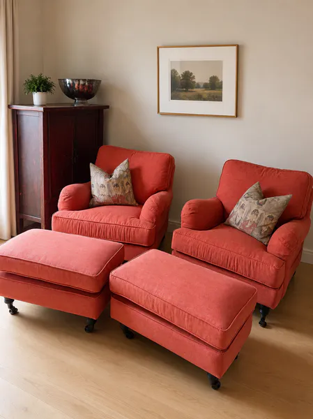 Hovedbilde Howard stol 5271-1 trukket i stoffet Colourwash ...