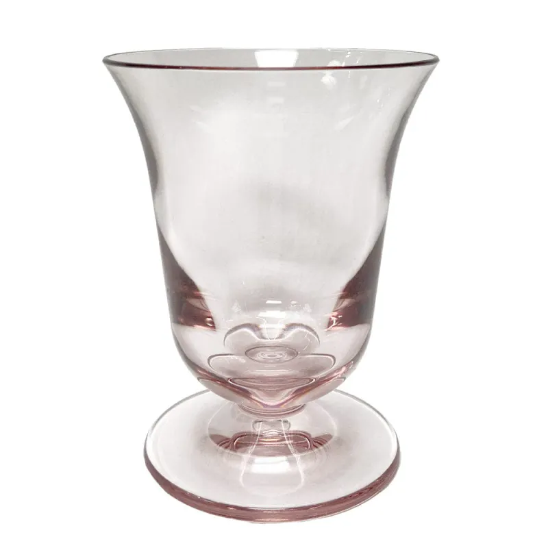  Acrylic Flared Light pink Wine Glass - 1 Wine Glass 