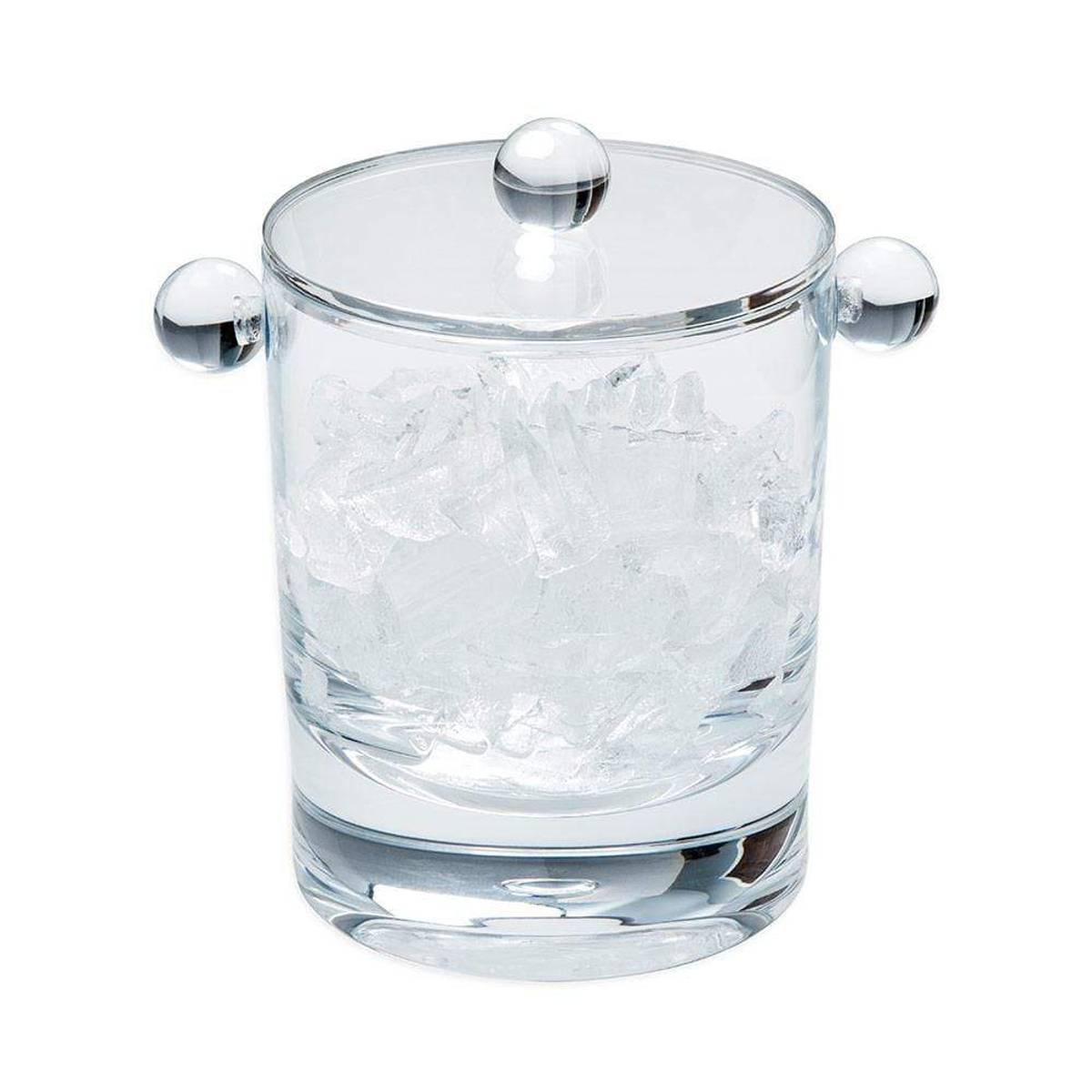 Acrylic 60oz Ice Bucket & Lid in Crystal Clear - isbøtte