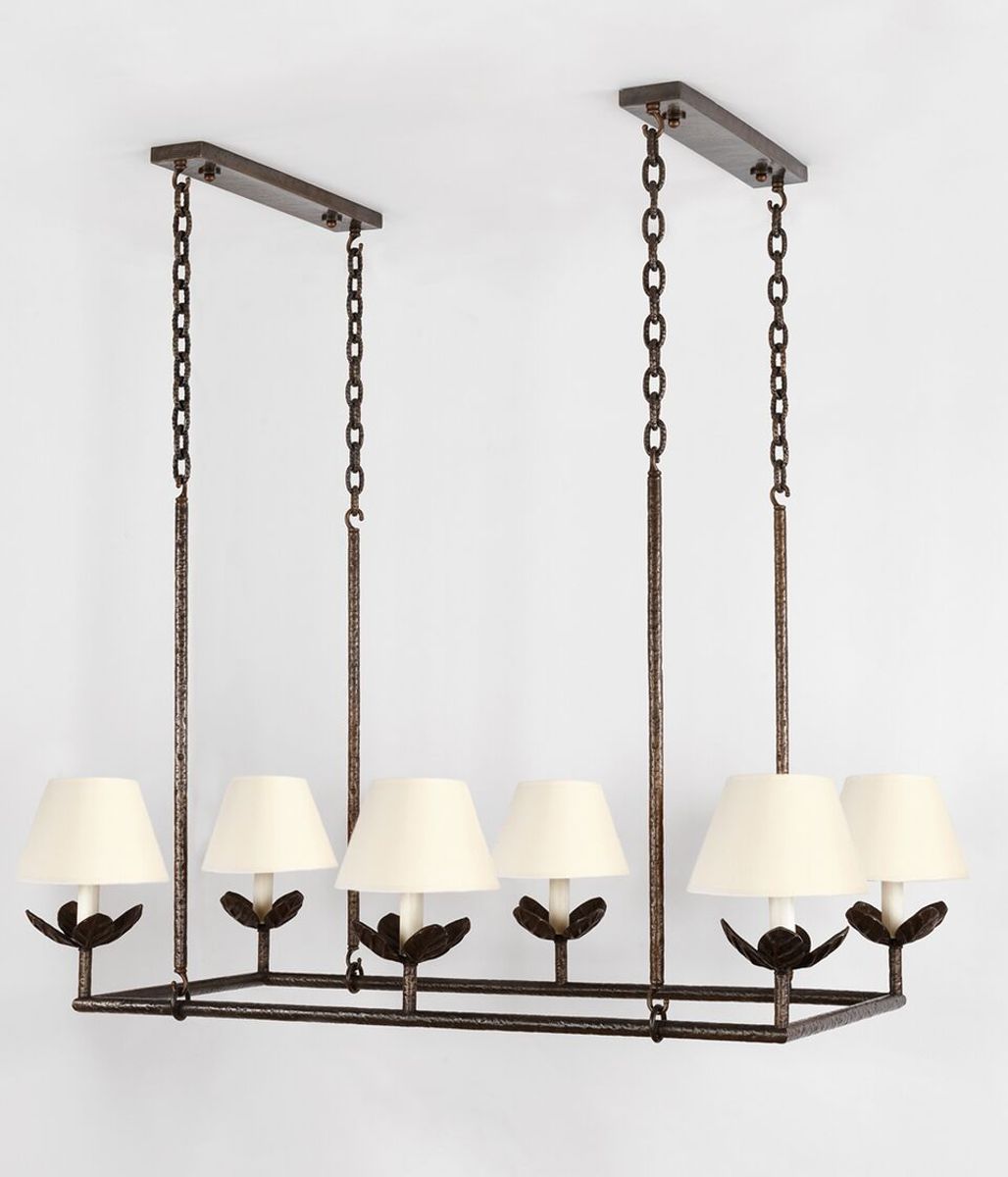 St. Vivienne Leaf Chandelier Code: CL0141.BZ bronze