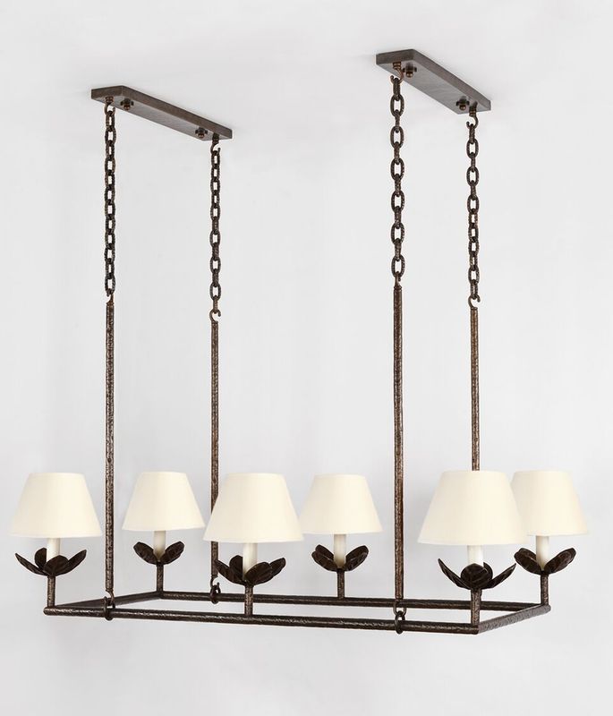 St. Vivienne Leaf Chandelier Code: CL0141.BZ bronze
