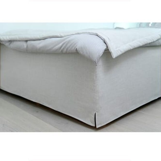 Hovedbilde SENGESKJØRT 150x200x52 Lin Sand