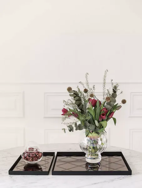 Hovedbilde Brett kvadratisk Brett Harlequin Tray - Bronze ...