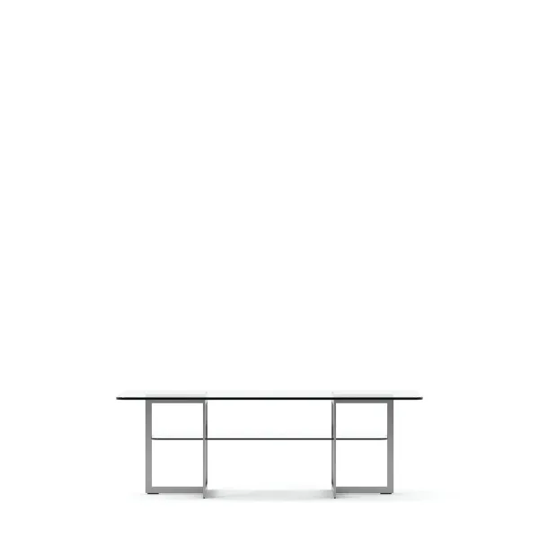 Hovedbilde Square sofabord med glassplater mål: 140x80x45h  ...