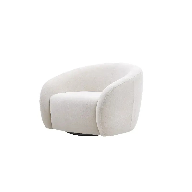  Stol Maxwell Swing 96x93x71cm Chenille Ivory 