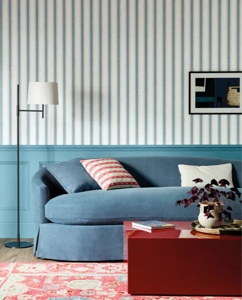 Hovedbilde Camber Stripe Wallpaper - tapet fra Jane ...