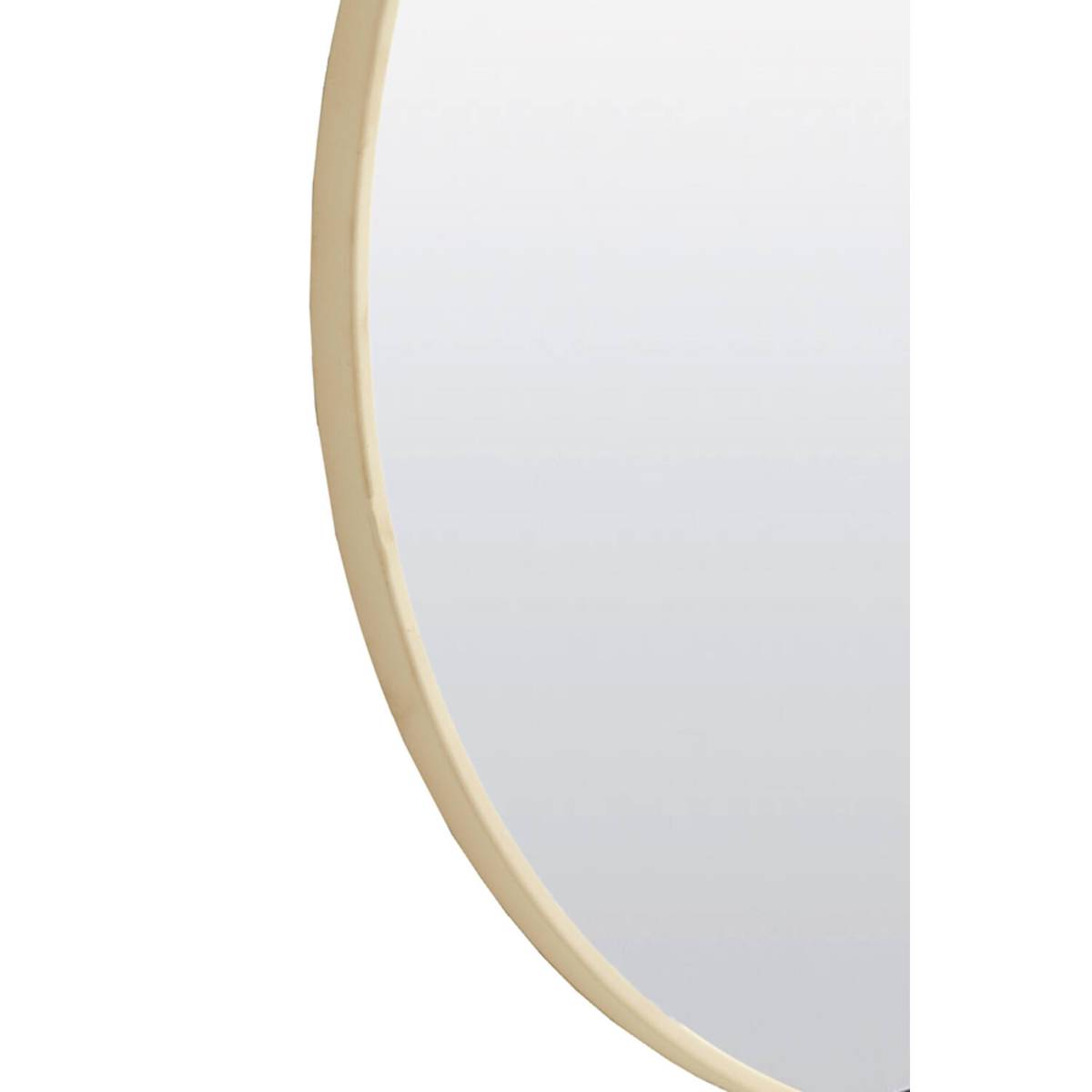  Mirror Ø50x1,5 cm ESPEJO glass clear+cream  7313343