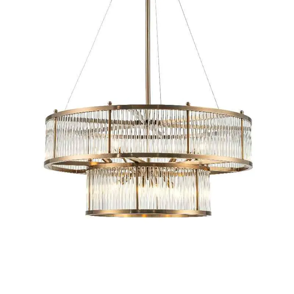 Taklampe Monte Carlo Ø100cm H45cm 8 lys Bronze