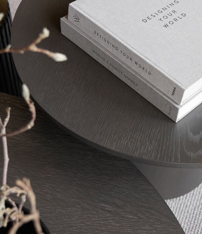 Cloud sofabord rundt 120cm Ø 06-81718 Dark Grey