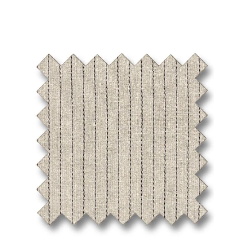 BYBLOS SINGLE STRIPE linen/black metervare stoff fra Artwood