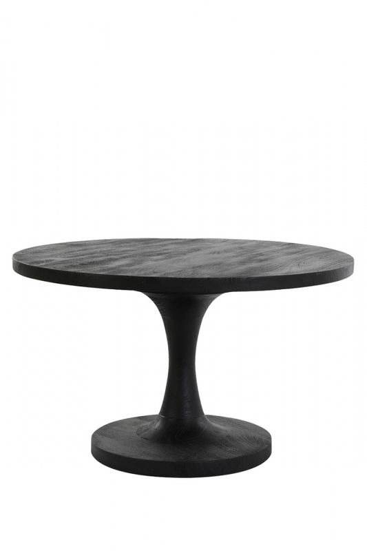 6767912 - Coffee table Ø70x40 cm BICABA wood black
