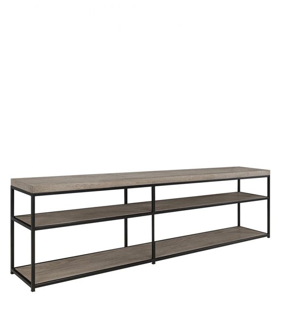 Hovedbilde Konsollbord MASON   Antique grey. Ekfanér. Svart ...