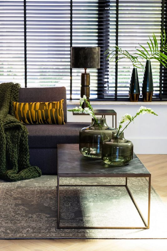 Sofabord CHISA wood black-ant bronze