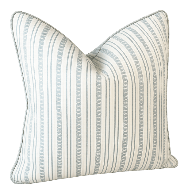 Hovedbilde Putetrekk i stoffet Seaton Stripe col old blue i ...