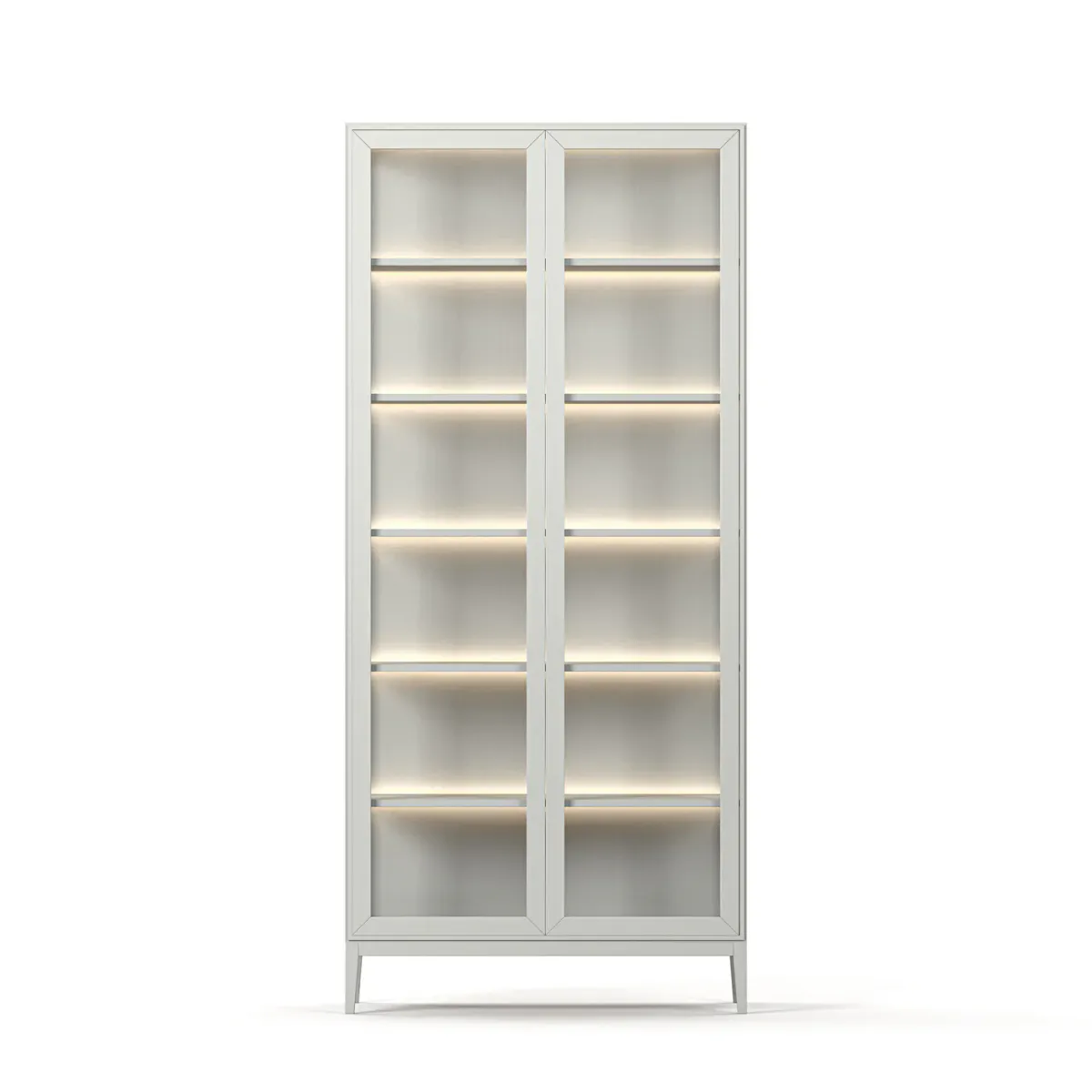Edge 2.0 Vitrineskap med led lys 739