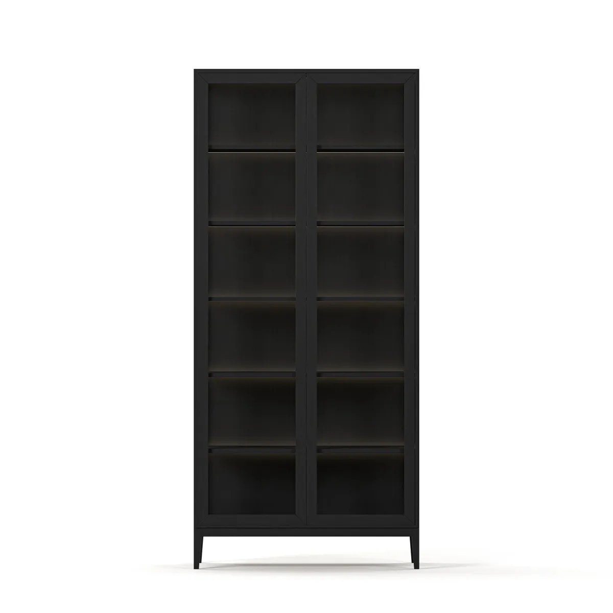 Edge 2.0 Vitrineskap med led lys 739