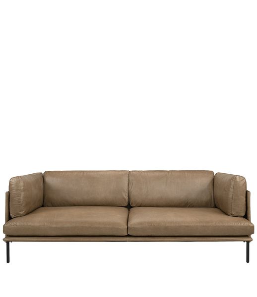 Bilde av BRIOCHE skinnsofa 3-seter  04-03302 fra Artwood