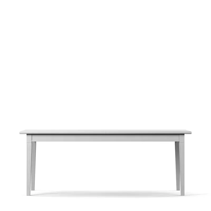 Stockholm spisebord 200 cm med 2 ileggsplater – Whitewash  585WW